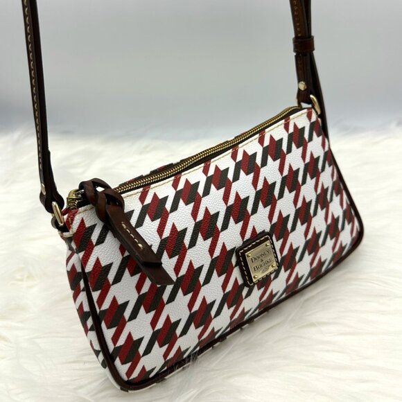 NWOT Dooney & Bourke Lexi Slim Brick Houndstooth Crossbody - Picture 7 of 16
